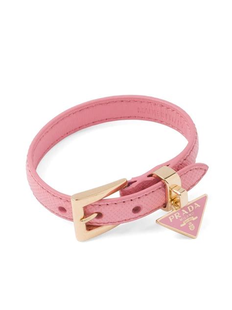 prada bracelet charms|prada leather bracelets.